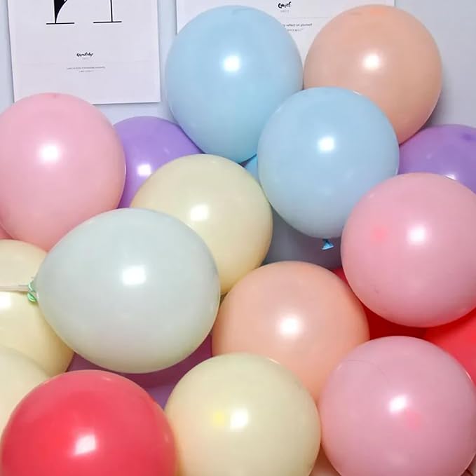 Pastel Rainbow Balloons, Colorful Balloon - Image 6