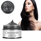 Hair Wax Color,Temporary Hair Dye Wax Natural Instant Hairstyle Cream (Black, 4.23 ounce)