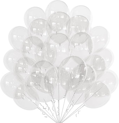 10 Inch Clear Balloons by KALOR