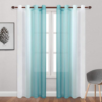 DWCN Ombre Sheer Curtains - Image 2
