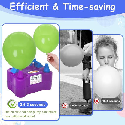 Electric Balloon Pump, Portable 2 Modes Balloon Blower Machine - Image 5