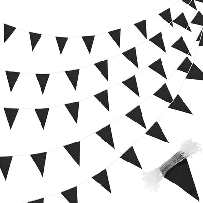 Tatuo 200 Feet Solid Pennant Banners Flags String Triangle Hanging DIY Bunting by Tatuo