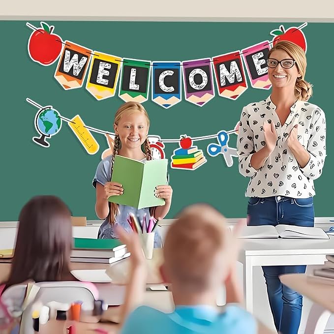 Welcome Back to School Banner Set Classroom Decor First Day Back to School - Image 7