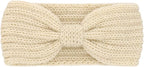 DRESHOW Knit Crochet Headband for Women Ear Warmer Soft Turban Stretch Warmer Headbands Winter Fashion Head Wrap