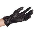ForPro Disposable Vinyl Gloves, Black, Industrial Grade, Powder-Free, Latex-Free, Non-Sterile, Food Safe, 2.75 Mil. Palm, 3.9 Mil. Fingers, X-Large, 100-Count