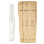 Hair Combs Bulk, Disposable Wheat Straw Combs Individually Wrapped Combs for Hotel, Travel, Airbnb, Charity, Church, Homeless (Pack of 50)
