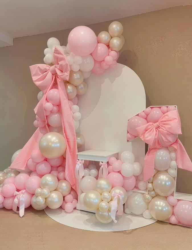 Light Pink Balloons, Baby Soft Pink Balloons - Image 3
