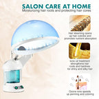 DENFANY Hair Steamer, 2 in 1 Hair and Face Steamer for Natural Hair with UV Ozone, Face Steamer Hair Humidifier Moisturising Hydration System Sprayer for Personal Care Use at Home and Salon