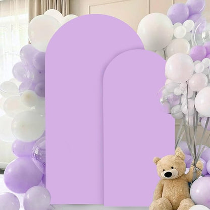 FANPROMS Arch Backdrop Cover Set of 2 Lavender 6FT 7.2FT Wedding Arch Cover - Image 6