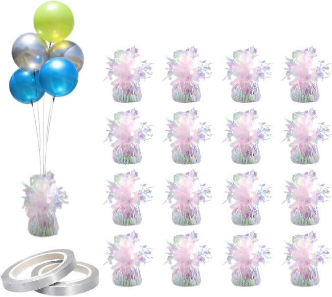 balloon weights are perfect for parties, weddings. Each pack includes 16PCS by Unknown