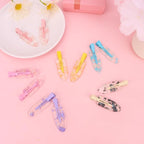 CURASA 12PCS No Bend Hair Clips No Crease Flat Hairclips For Hairstyling Creaseless Makeup Clips Alligator Hair Barrettes Bangs Seamless Duckbill Hair Accessories Hair Salon For Women Girls