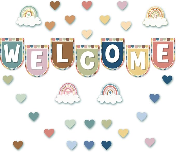 35 Pieces Welcome Bulletin Board by Adduster
