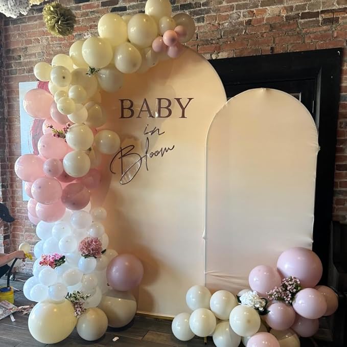 Dusty Pink and Gold Balloons Set - Image 5