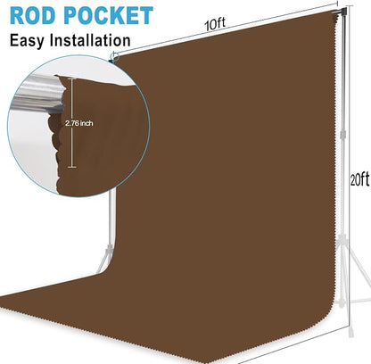 Dark Brown Photography Backdrop - Image 2