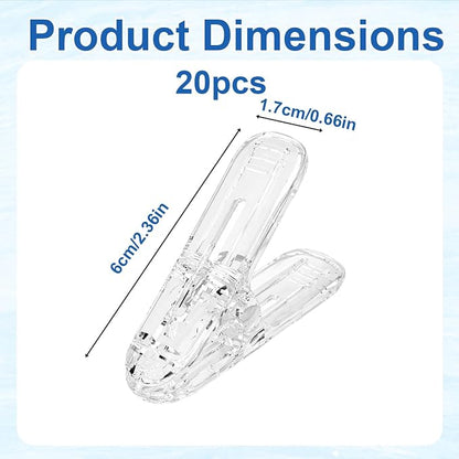 20 Clear Balloon Clips for Ball-oon Arch, Balloon Arch Clips, Secure Balloon - Image 2