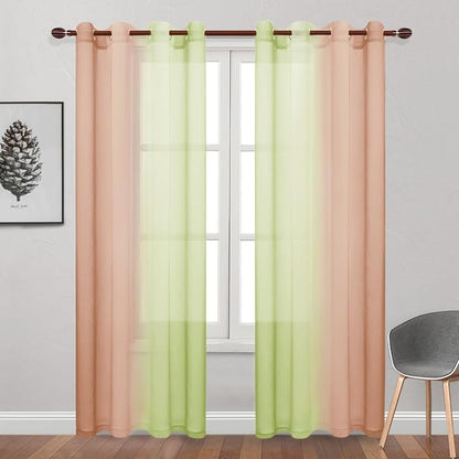 DWCN Ombre Sheer Curtains - Image 7