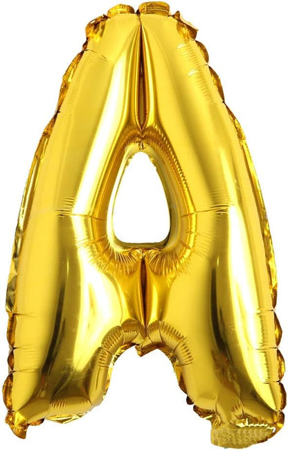 16" Alphabet Letter and Number Balloons Set Package, Aluminum Hanging Foil Film by RUIANSI
