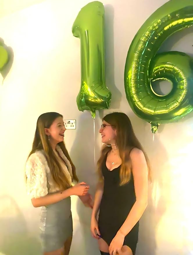 Light Green Number 4 Balloon 40 inch, Birthday Party Balloons Decorations | - Image 4