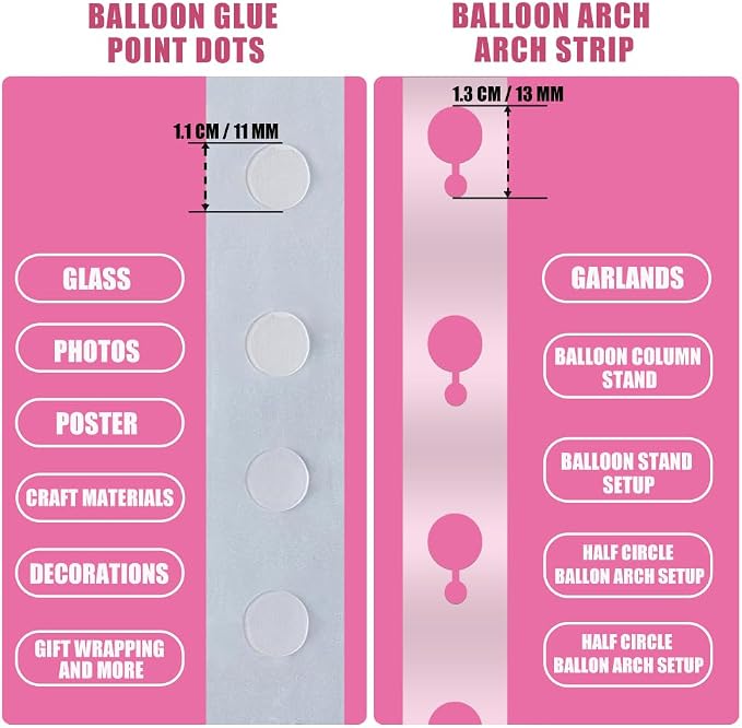 Decojoy Balloon Arch Kit Balloon Garland Decorating Garland Strip, 3 Tape - Image 5