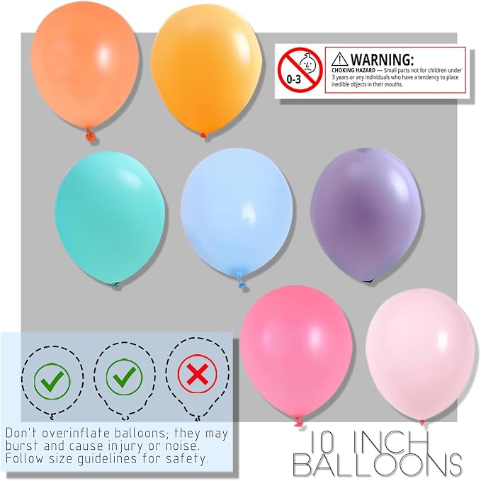 Assorted Bright Balloon Column Stand Kit Set of 2 - Image 4