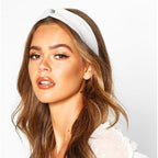 Elastic Knotted Headbands for Women Cloth Head Hair Bands for Women's Hair Non Slip Boho Wrap Twisted Hair Accessories