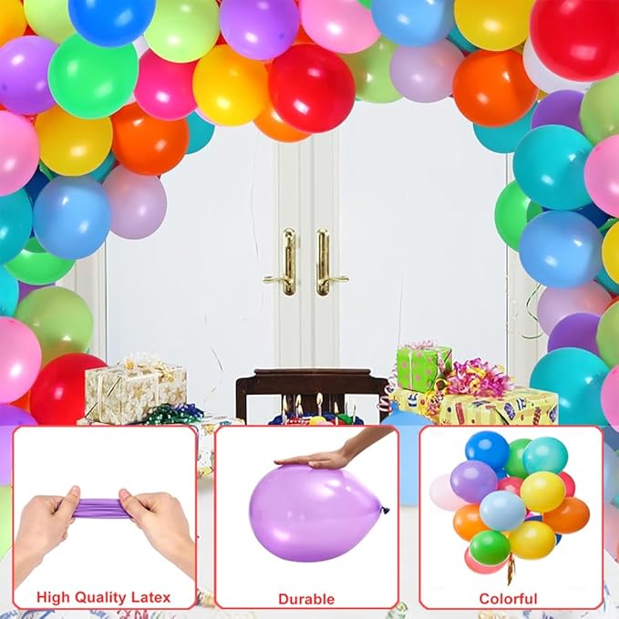 500 Pcs Balloons Assorted Color, 10 Inch - Image 5