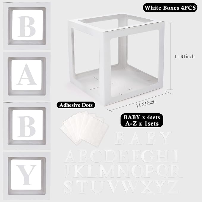Voircoloria Baby Boxes with 42pcs Letters - Image 2