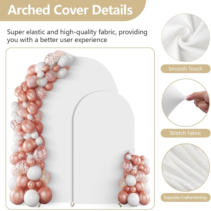 Metal Arch Backdrop Stand Set of 2 - Image 4