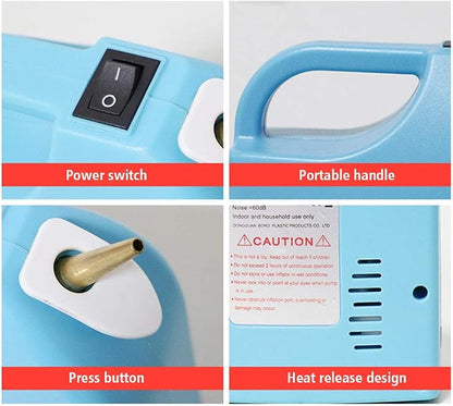 Portable Electric Balloon Inflator Electric Balloon Pump Rechargeable Twisting - Image 5
