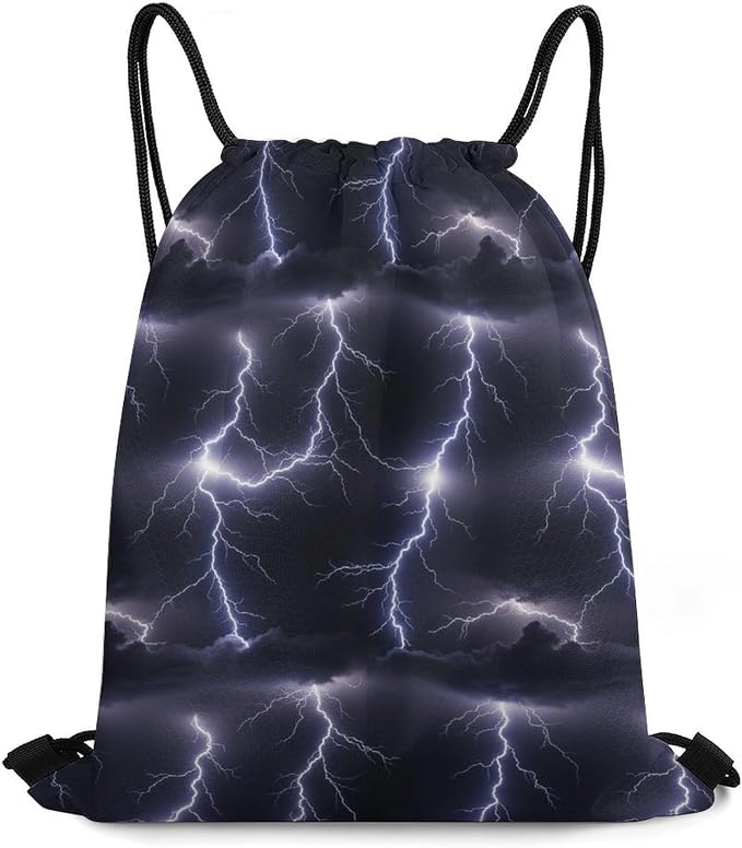 Sports Drawstring Bag Gym Sackpack Waterproof String Backpack by Unknown