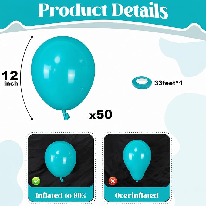 Teal Balloons - Image 3