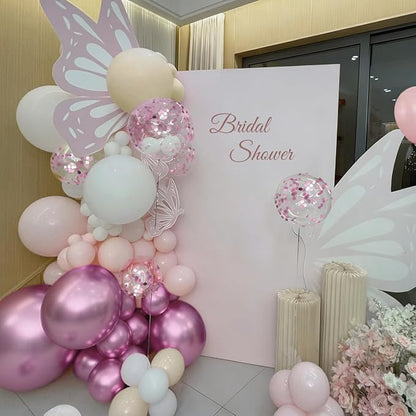 Pink and White Balloon Garland Arch Kit - Image 7