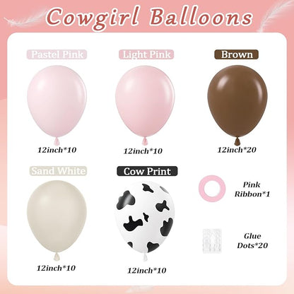 60pcs Cow Print Balloons 12inch - Image 2