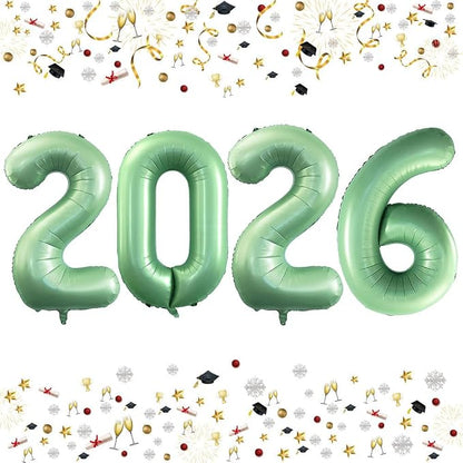 42 Inch 2026 Foil Number Balloons by GOER