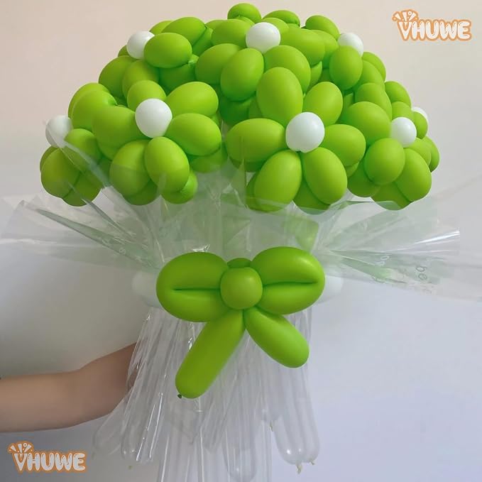 260 Balloons Clear, Thickened 100 Pack Long Balloons Twisting Skinny Magic - Image 8