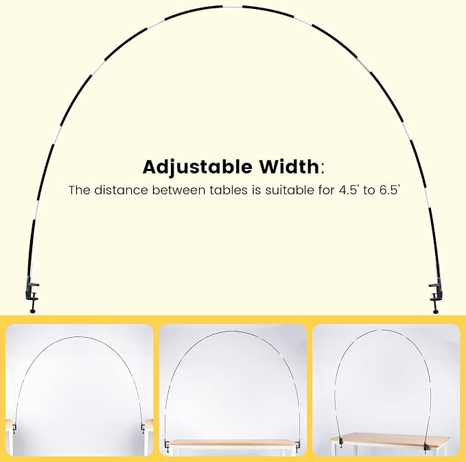 Voircoloria 13ft Table Balloon Arch Kit, Balloon Arch Stand Frame - Image 3
