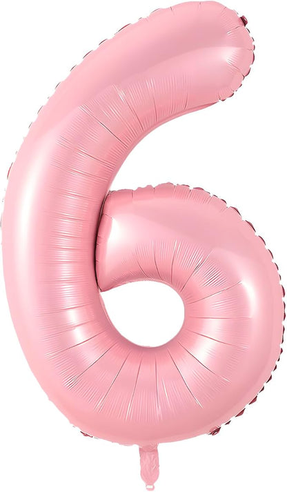 40 Inch Pink Number 6 Balloon Suitable by Unknown