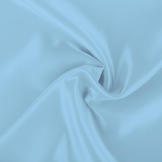 BLISSFORD Luxury Satin Pillowcase for Hair – Queen Satin Pillowcase with Zipper, Jewel Blue (Pillowcase Set of 2)