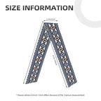 Men's Women Lovely Sports Sweat Band Hair Decor for Sports Workout Spa, Long Boho Style Colorful Surf Blue Tribal Navajo Aztec Geometric Ethnic Pattern Head Ribbon Headwear