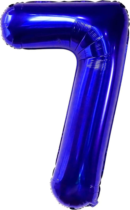 KatchOn, Giant Dark Blue Number 7 Balloon - Image 9