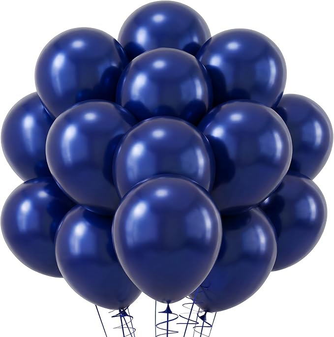 RUBFAC Navy Blue Balloons 120pcs 12 Inches Latex Balloons by RUBFAC