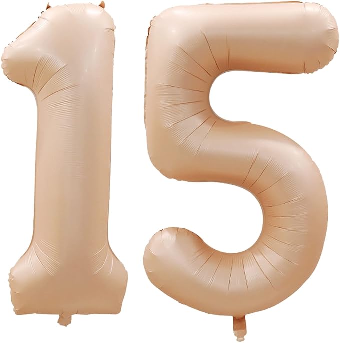 Number 15 Balloons for 15th Birthday Sweet 15 Party Decorations, 42 Inch Jumbo - Image 2