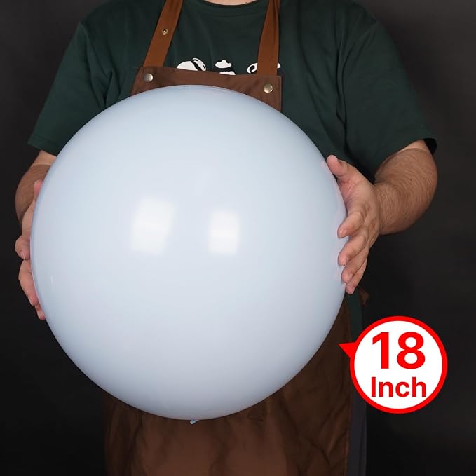 PartyWoo Pastel Rainbow Balloons 20pcs Latex Helium Balloons 18 Inch | Baby - Image 2