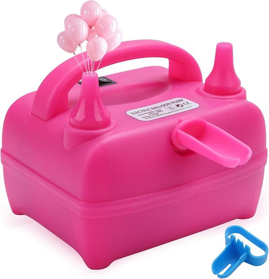 Balloon Pump Electric, 110V 500W Air Balloon Pump and Tying Tool in One by QIPUMP