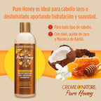 Creme of Nature Pure Honey Moisturizing Dry Defense Shampoo, Gently Cleanses & Restores Moisture, Hair Care Gift, For Dry, Dehydrated or Brittle Hair, 12 oz