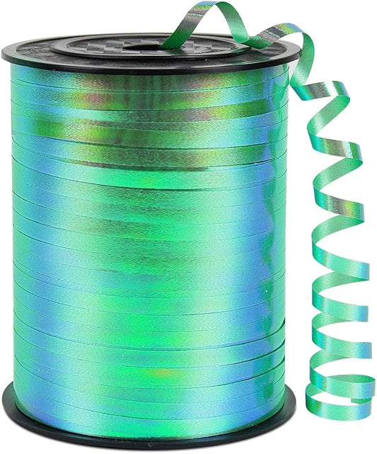 Green Gradient Curling Ribbon, 1/5" Wide x 500 Yards Christmas Curling Ribbons by KMERLIFE