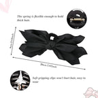 Bow Claw Clips Hair Clips Big Hair Bows for Women Butterfly Styling Large Hair Clips for Thick Hair for Girls Hair Accessories for Teen 3PC Christmas Valentine