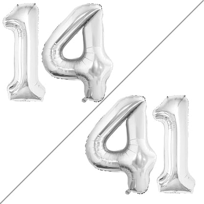 Number 14 Balloons for 14th Birthday Sweet 14 Party Decorations, 42 Inch Jumbo by GOER