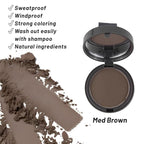 SOVONCARE Hairline Powder - Root Touch Up & Gray Hair Concealer for Men and Women, Instantly Covers Thinning Hair and Bald Spots, Natural-Looking Coverage Medium Brown 0.35 oz