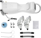 Hair Steamer Professional Hair Salon Steamer,Hair Steamer with Temperature and Time Adjustment (700W White)